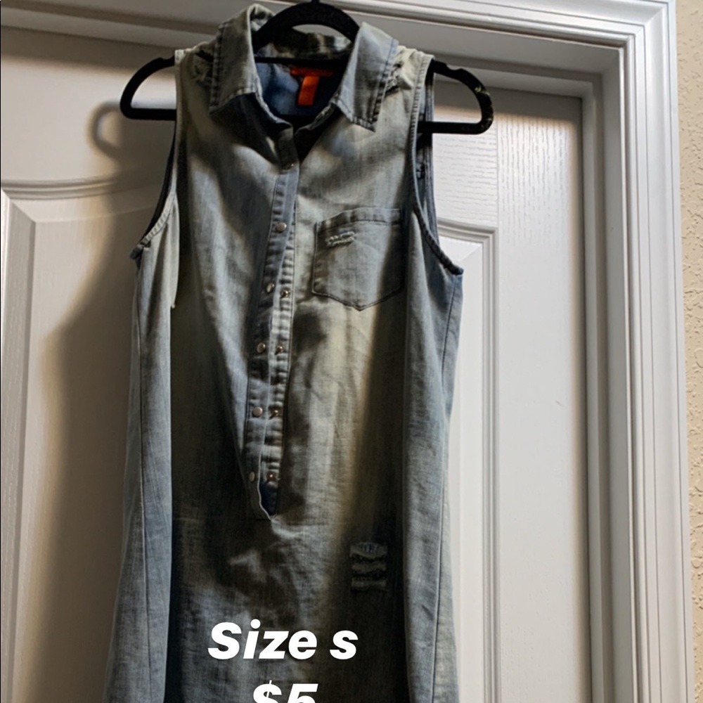 Denim dress